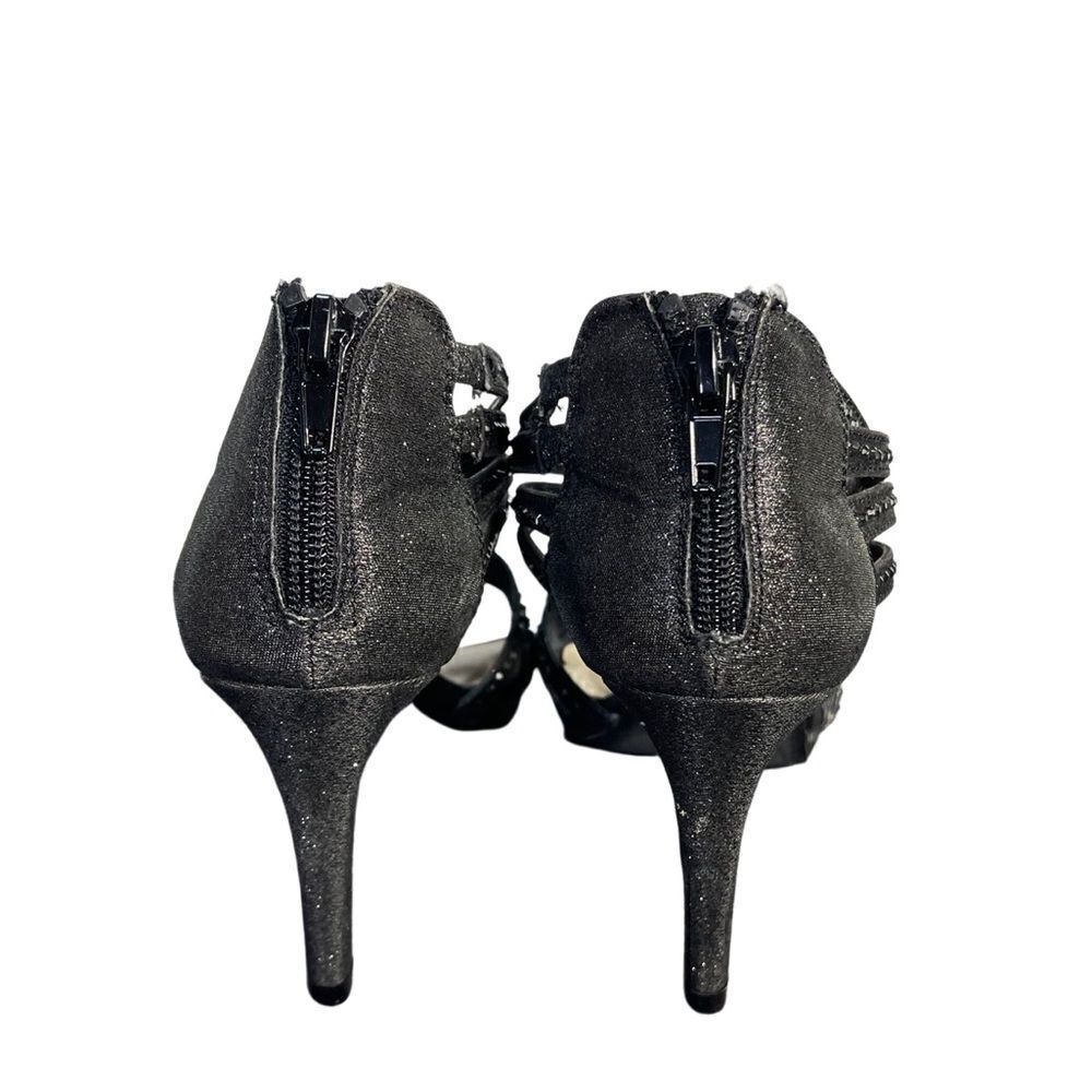 Charter Club - black sparkle heels - Picture 5 of 7